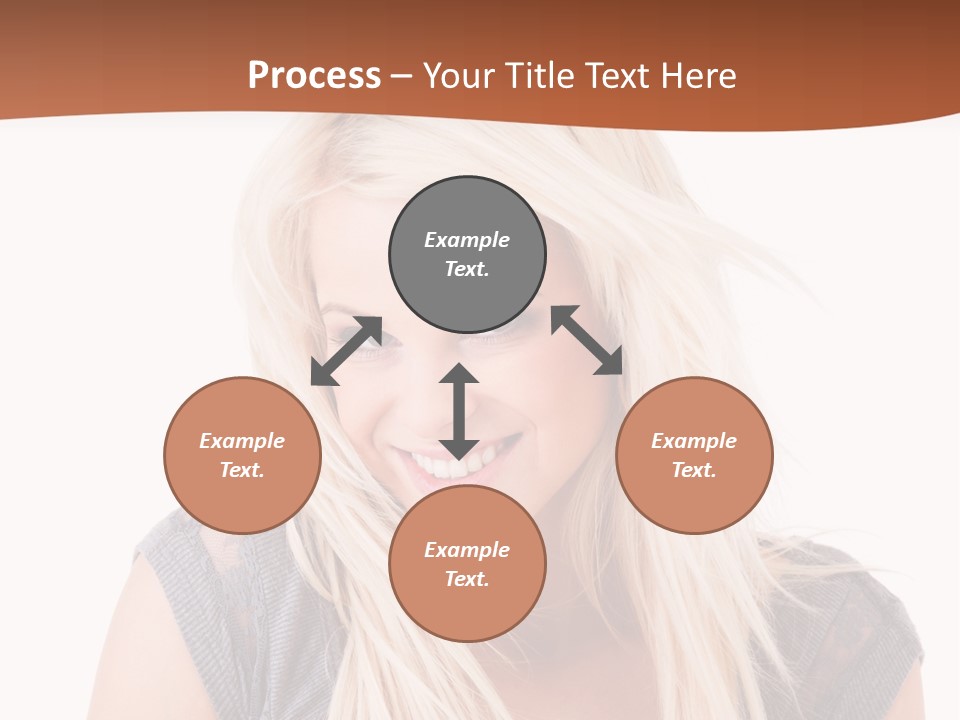 Face Girl Toothy PowerPoint Template