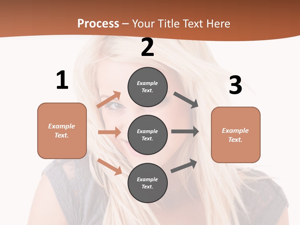 Face Girl Toothy PowerPoint Template