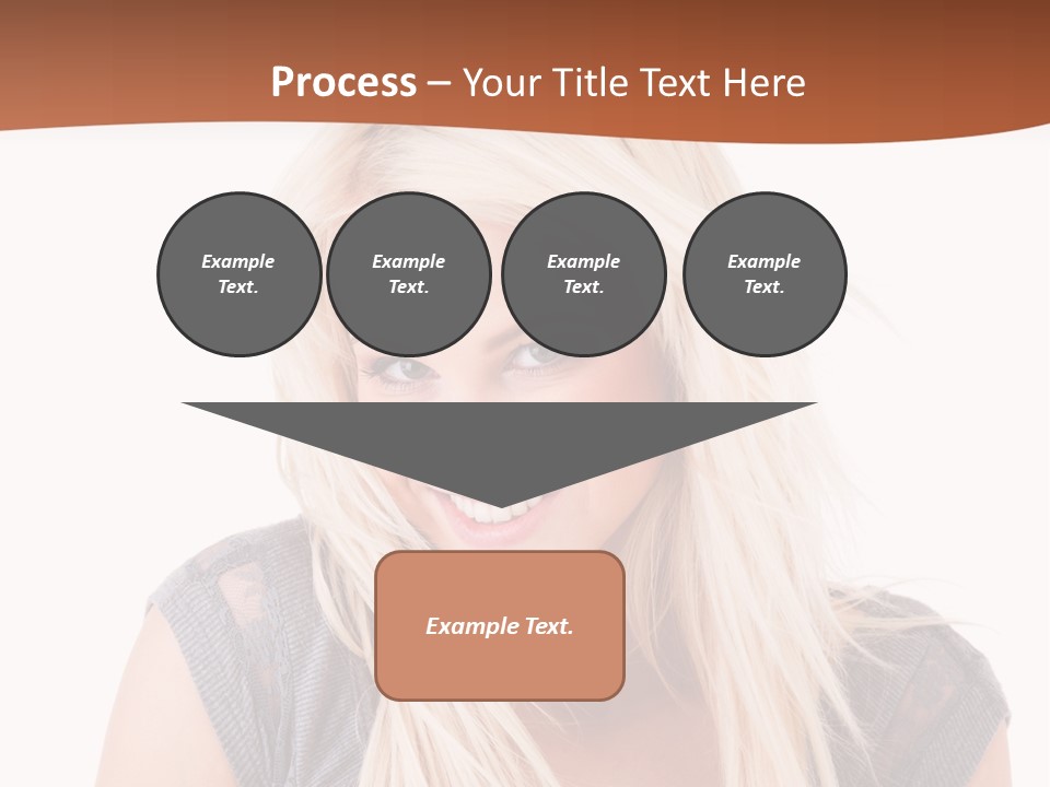 Face Girl Toothy PowerPoint Template