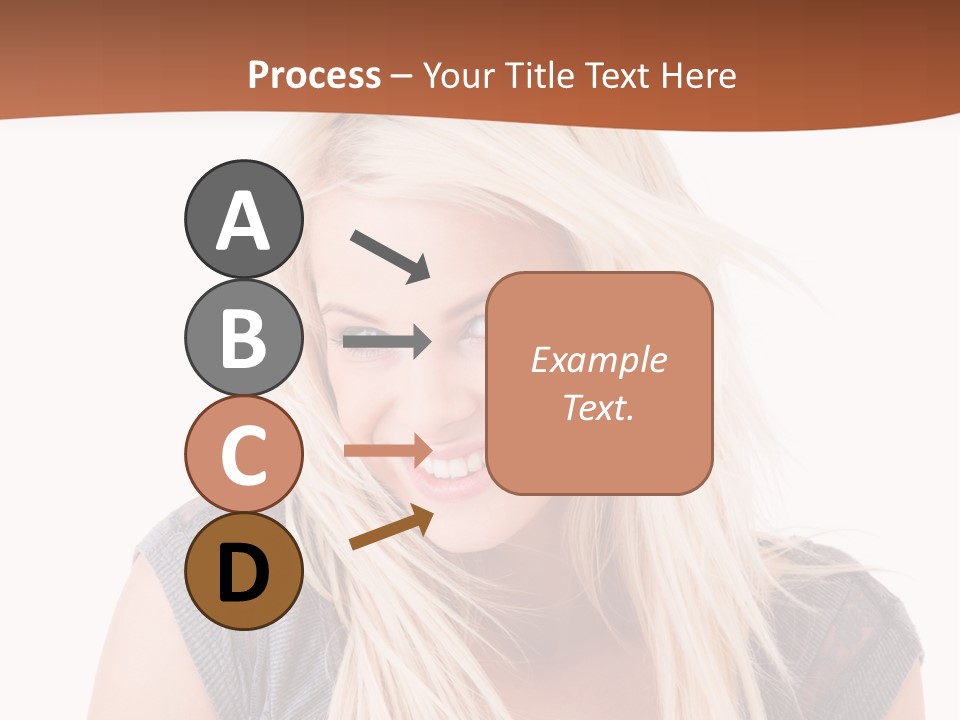 Face Girl Toothy PowerPoint Template