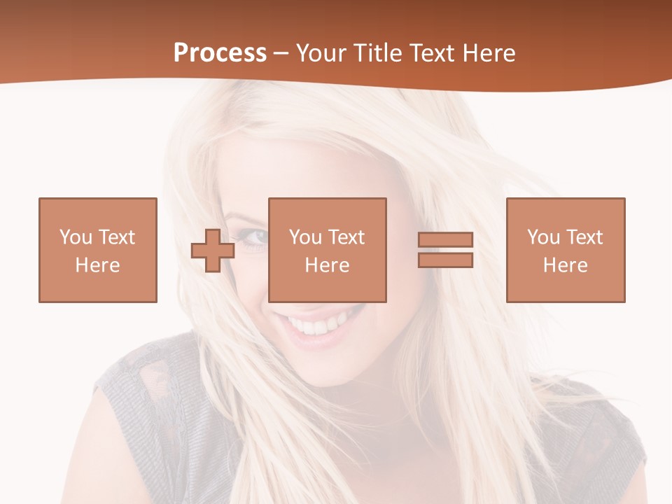 Face Girl Toothy PowerPoint Template