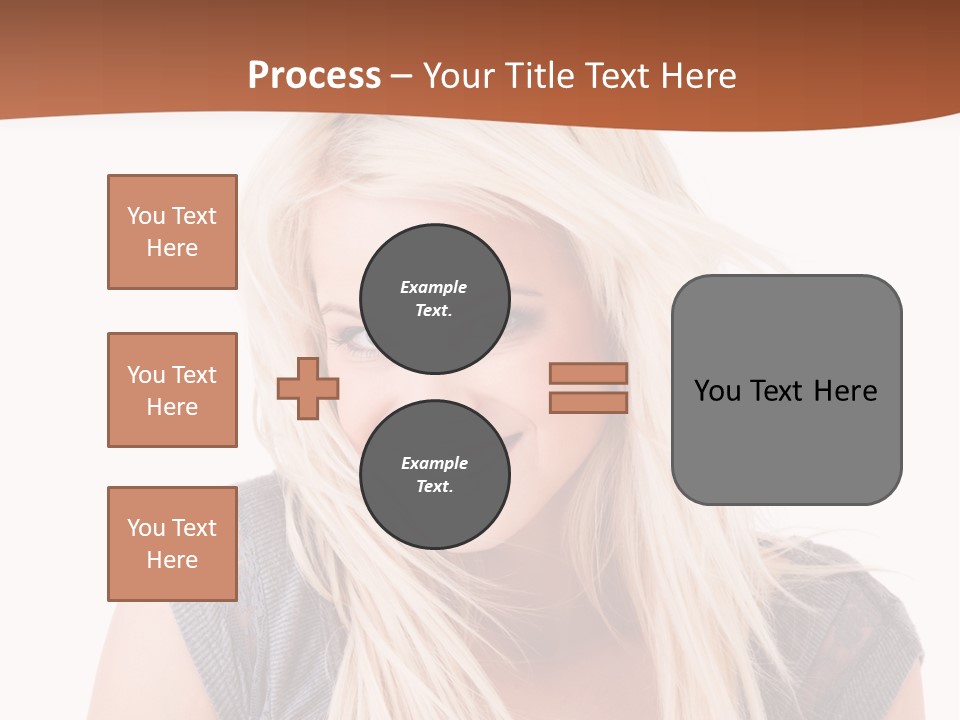 Face Girl Toothy PowerPoint Template