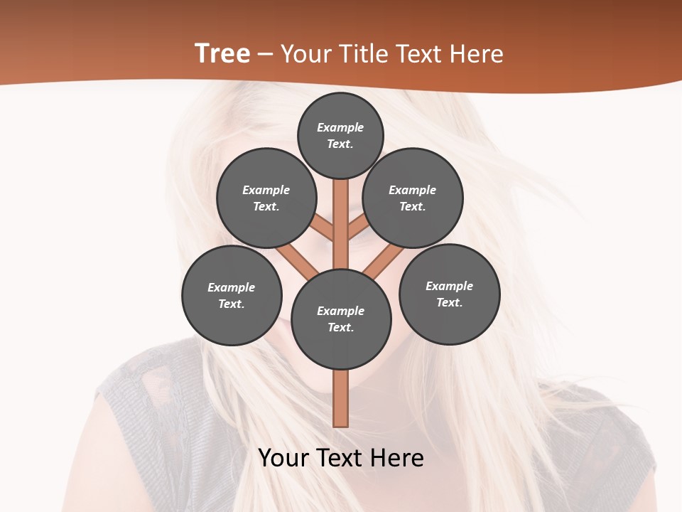 Face Girl Toothy PowerPoint Template