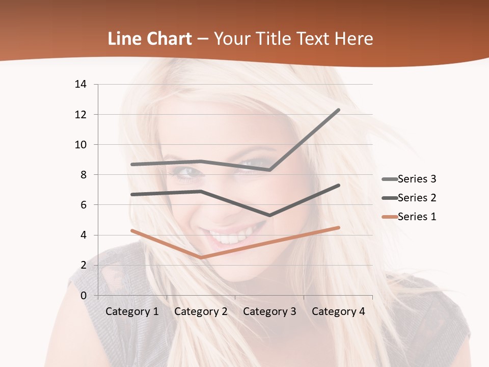 Face Girl Toothy PowerPoint Template