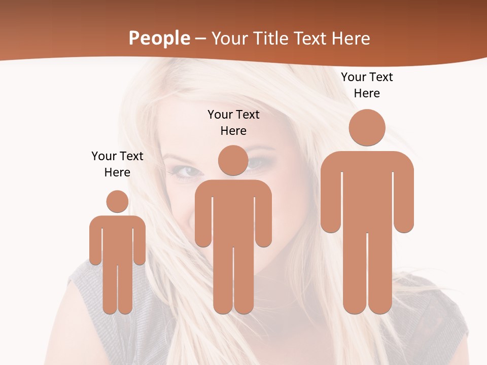 Face Girl Toothy PowerPoint Template