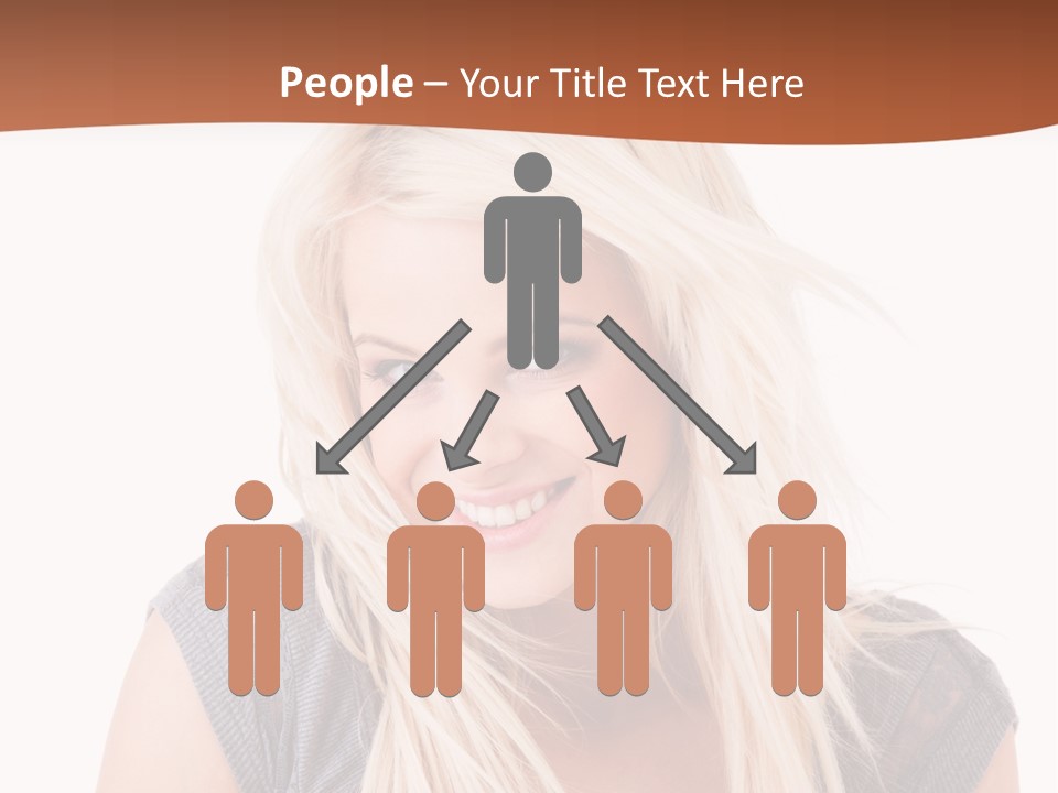 Face Girl Toothy PowerPoint Template