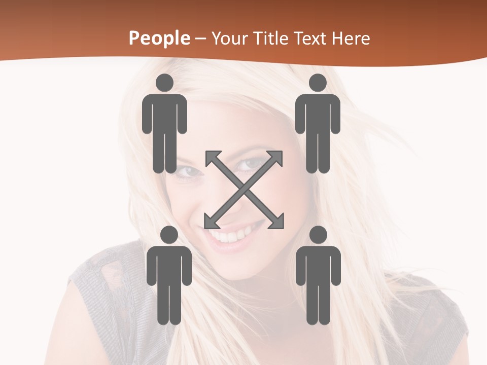 Face Girl Toothy PowerPoint Template