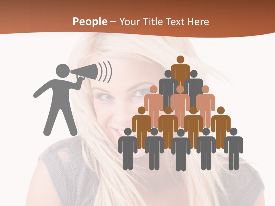 Face Girl Toothy PowerPoint Template