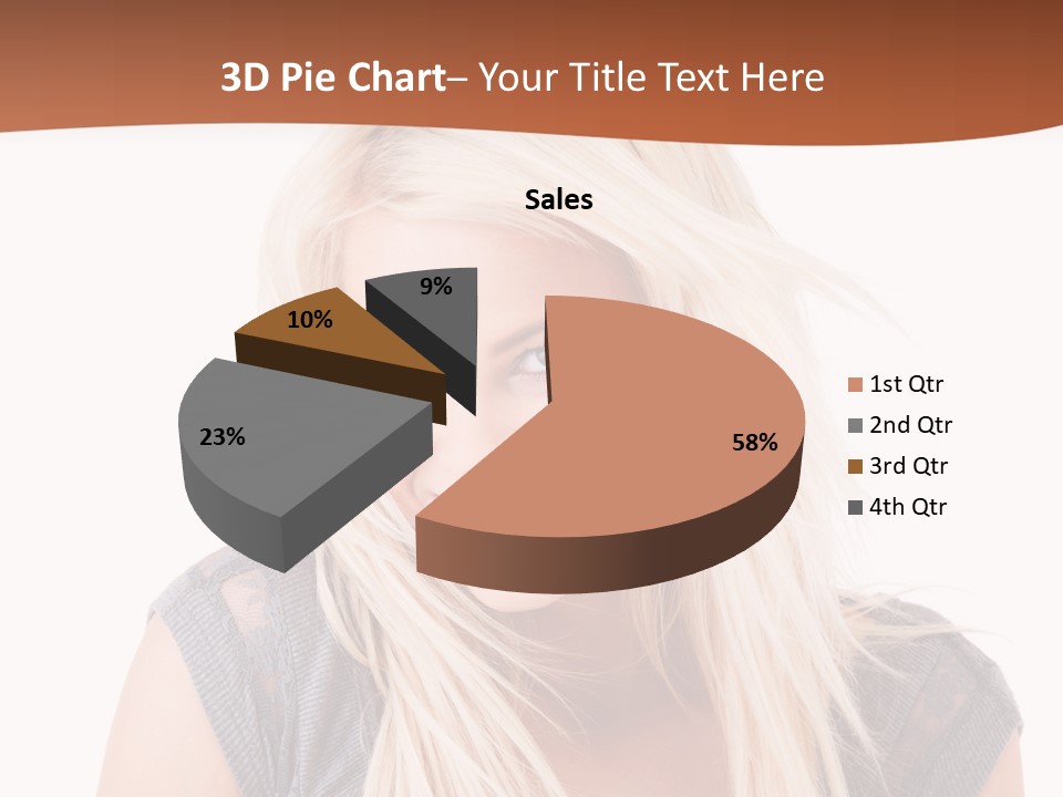 Face Girl Toothy PowerPoint Template