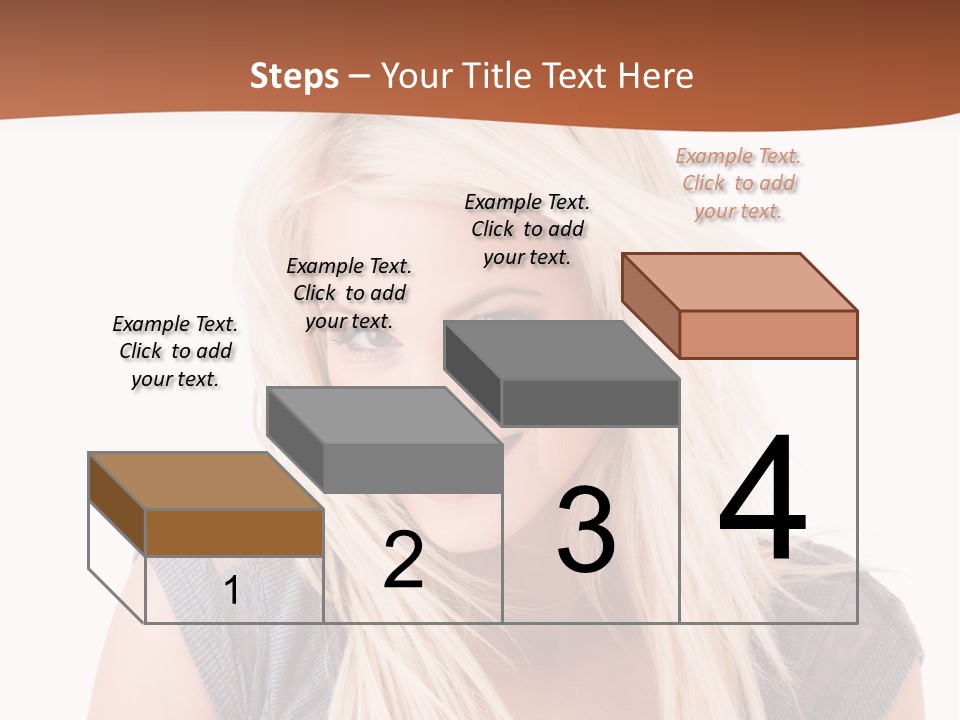 Face Girl Toothy PowerPoint Template