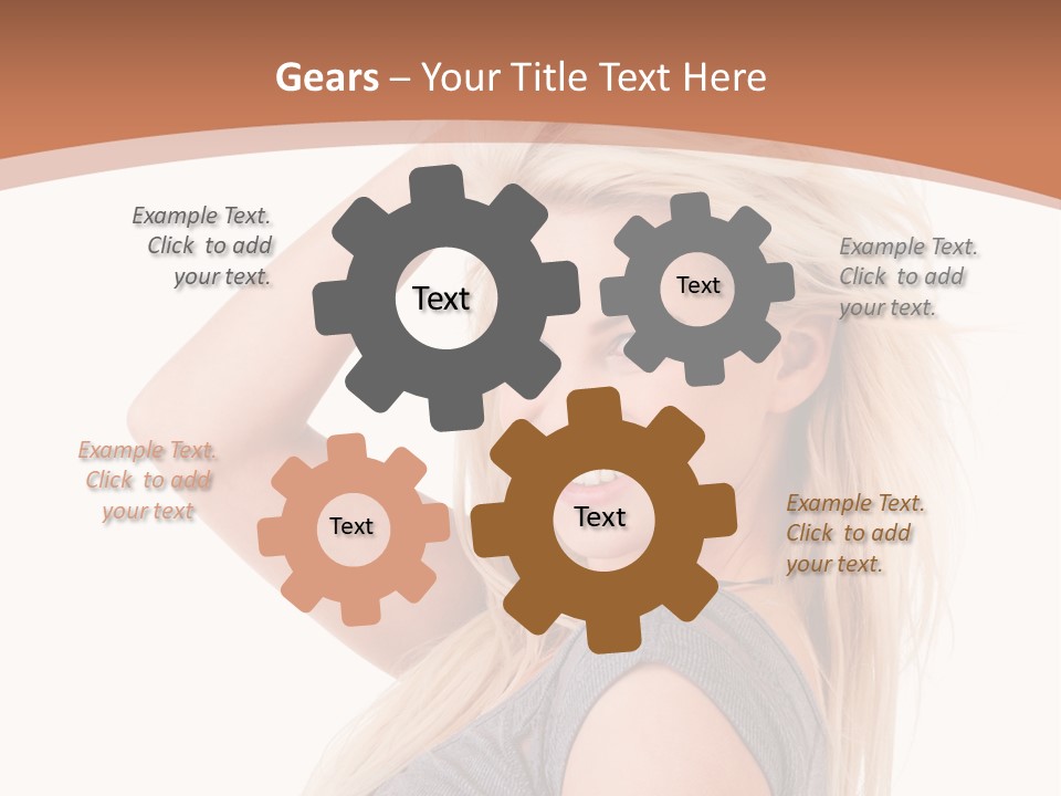 Caucasian Dental Happiness PowerPoint Template