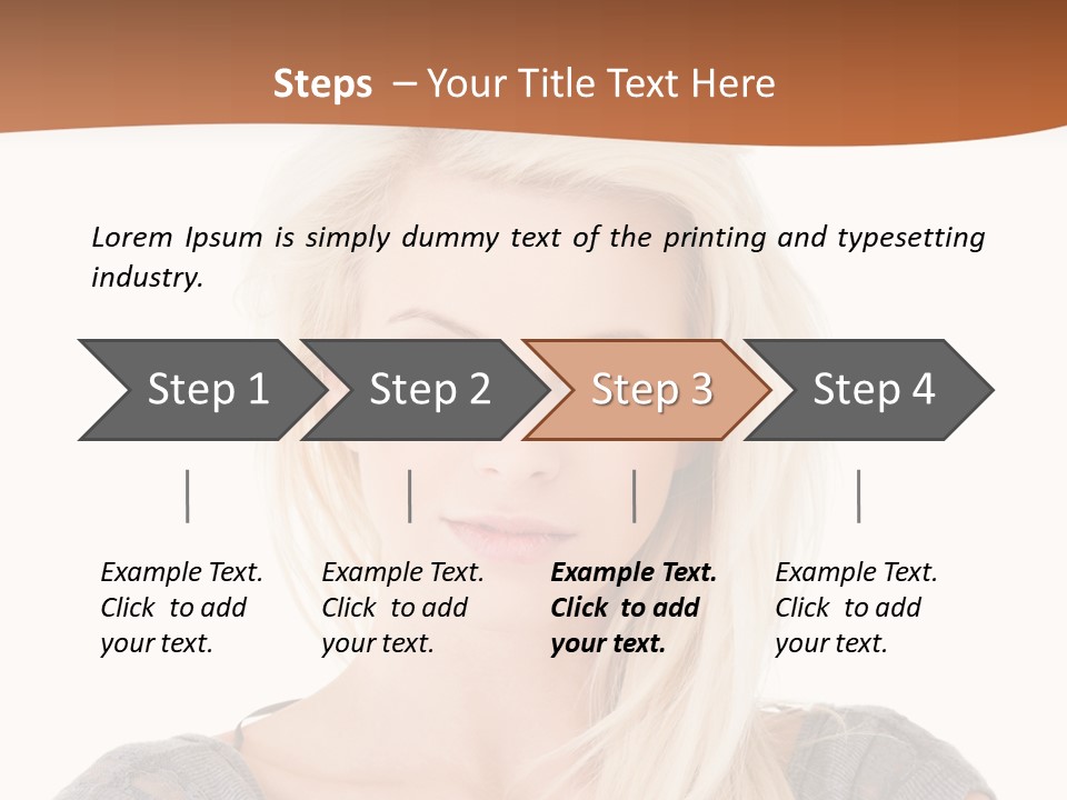 Blond Healthy Positive PowerPoint Template