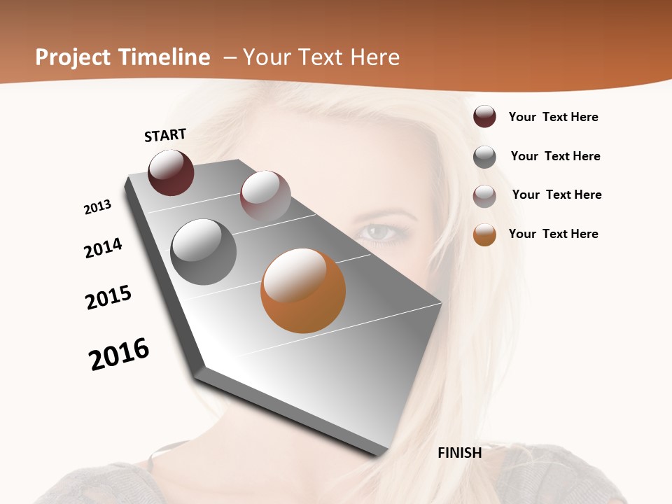 Blond Healthy Positive PowerPoint Template