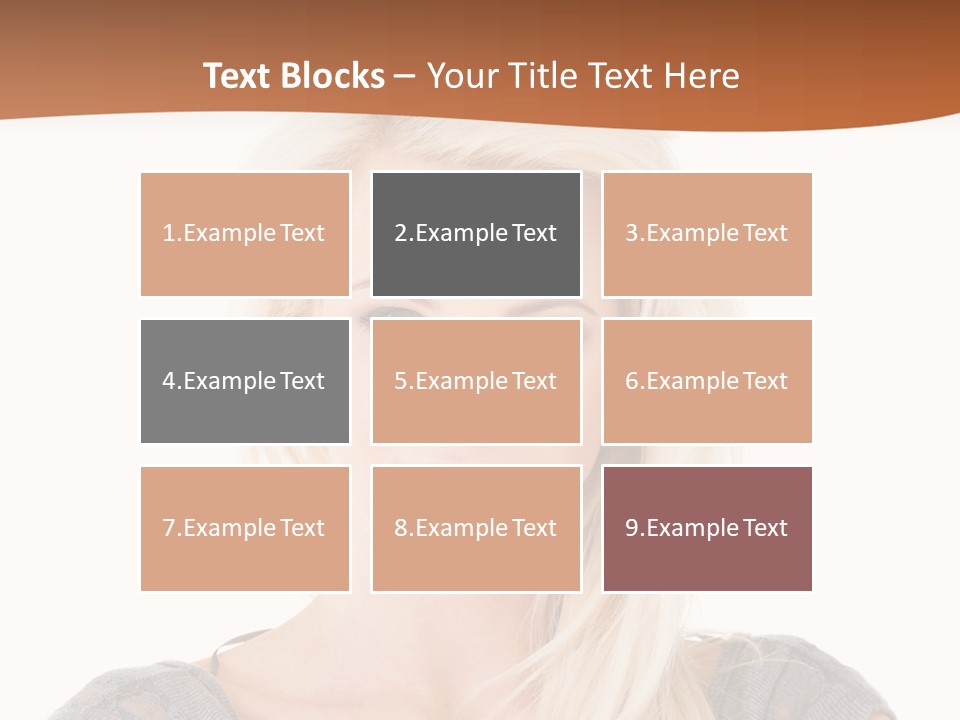 Blond Healthy Positive PowerPoint Template