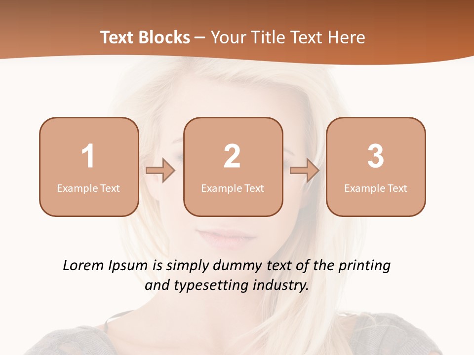 Blond Healthy Positive PowerPoint Template