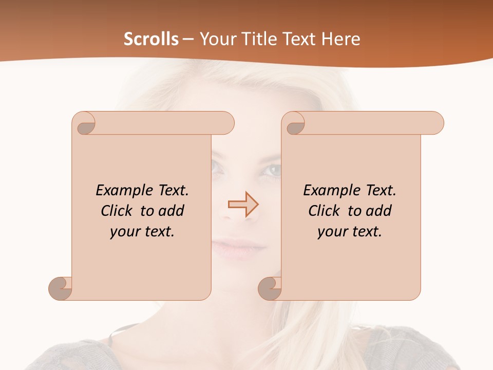 Blond Healthy Positive PowerPoint Template