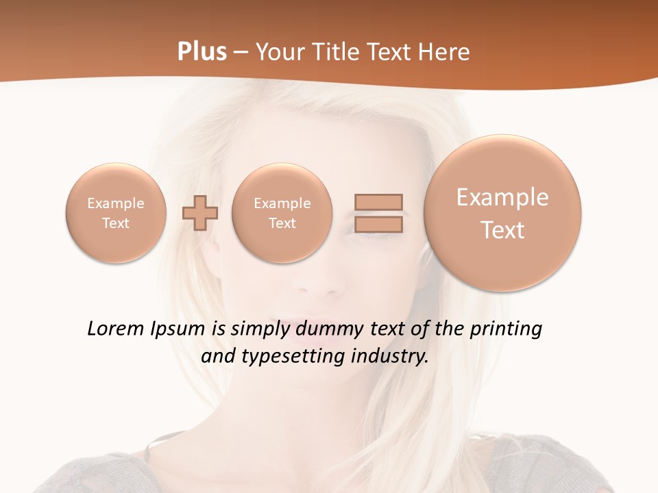 Blond Healthy Positive PowerPoint Template