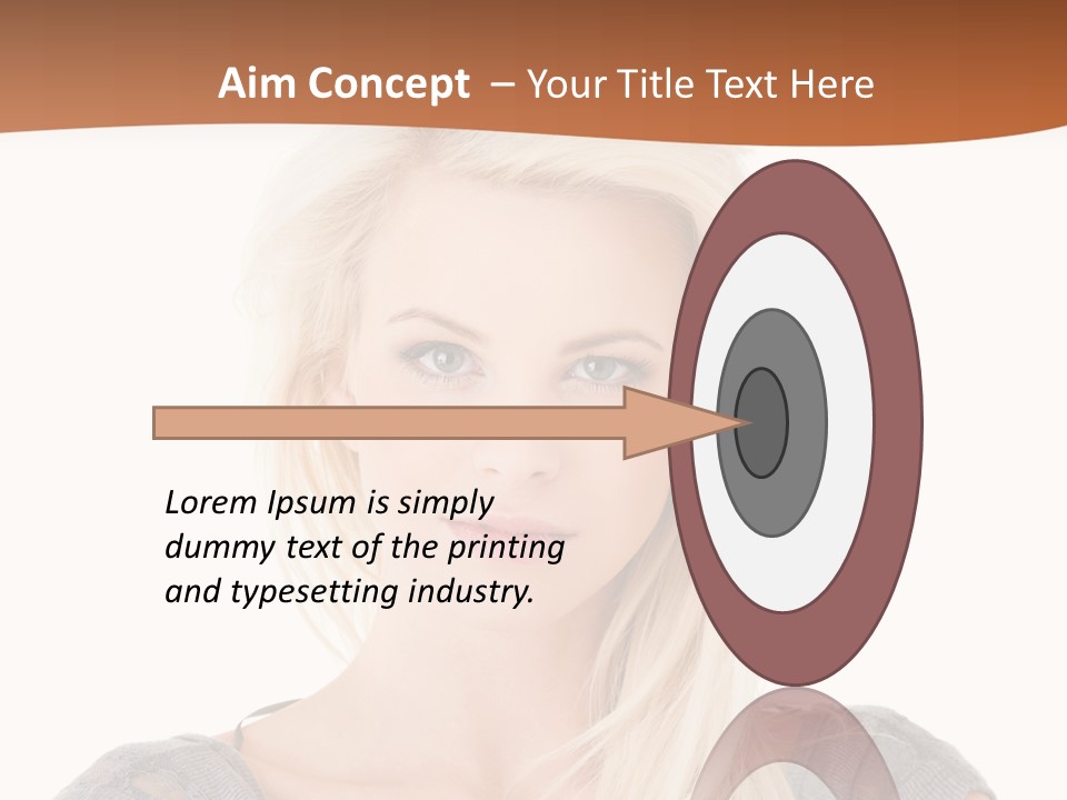 Blond Healthy Positive PowerPoint Template