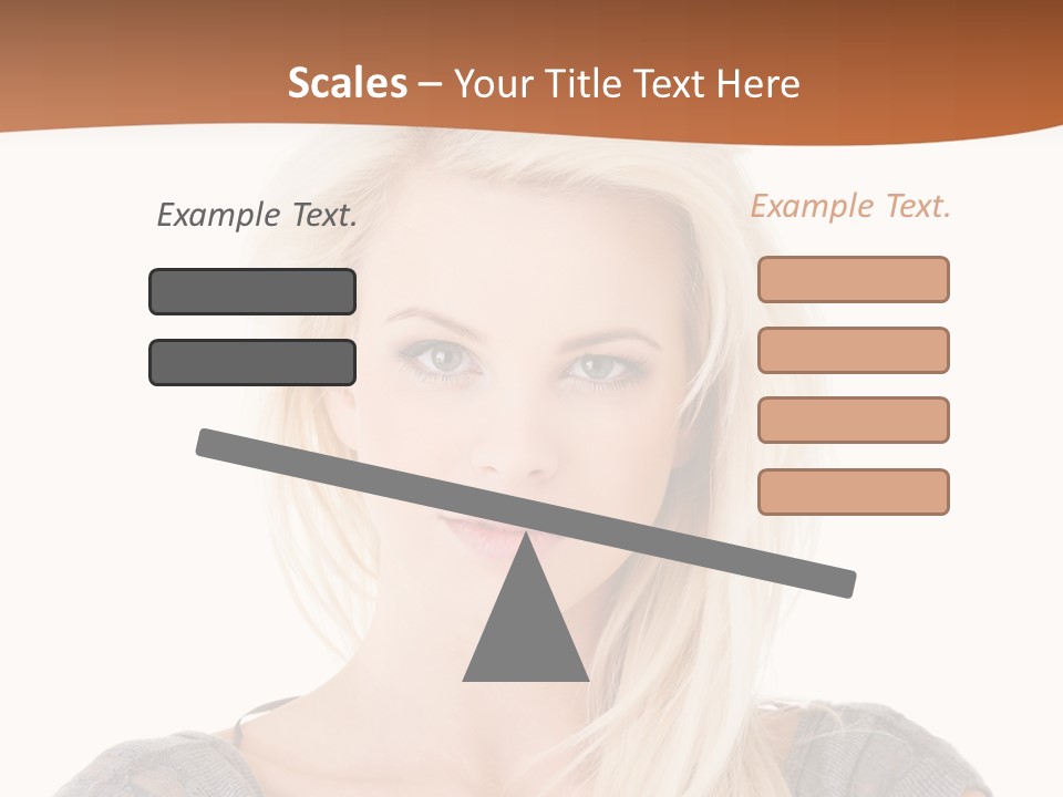 Blond Healthy Positive PowerPoint Template