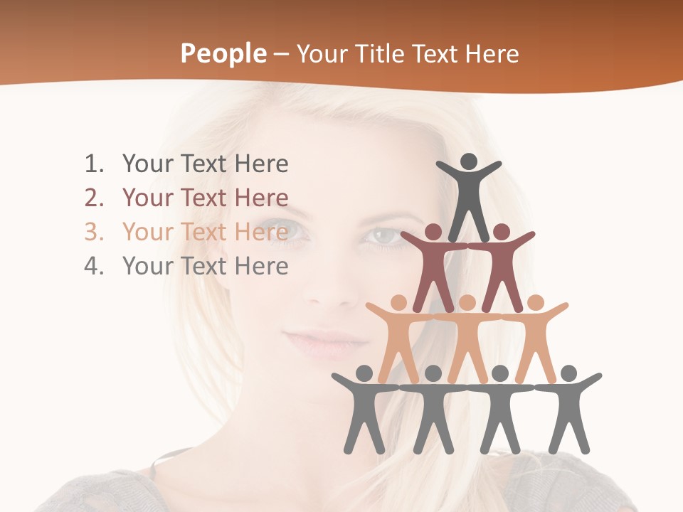 Blond Healthy Positive PowerPoint Template