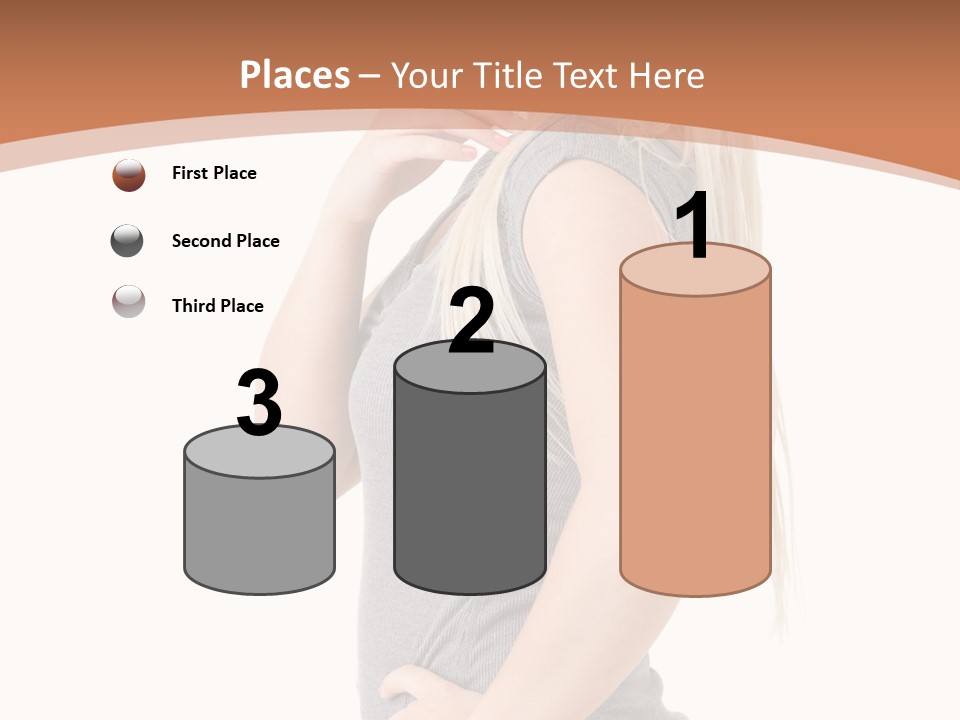 Woman Smiling Natural PowerPoint Template