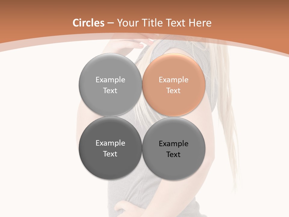 Woman Smiling Natural PowerPoint Template