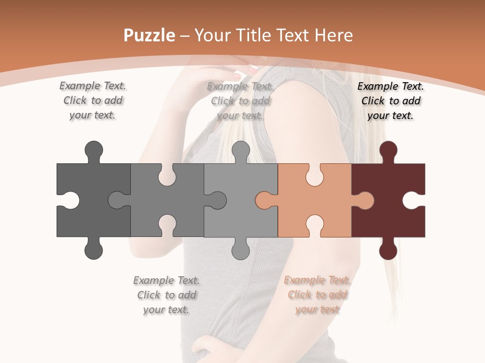 Woman Smiling Natural PowerPoint Template