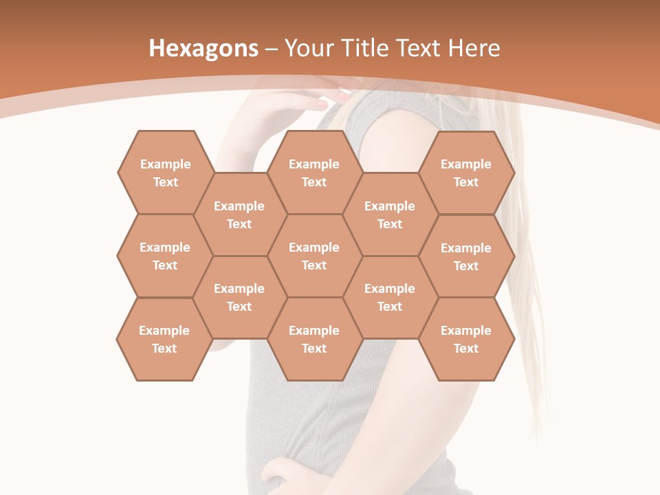 Woman Smiling Natural PowerPoint Template