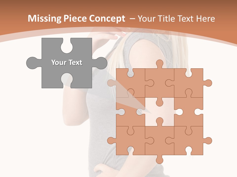 Woman Smiling Natural PowerPoint Template