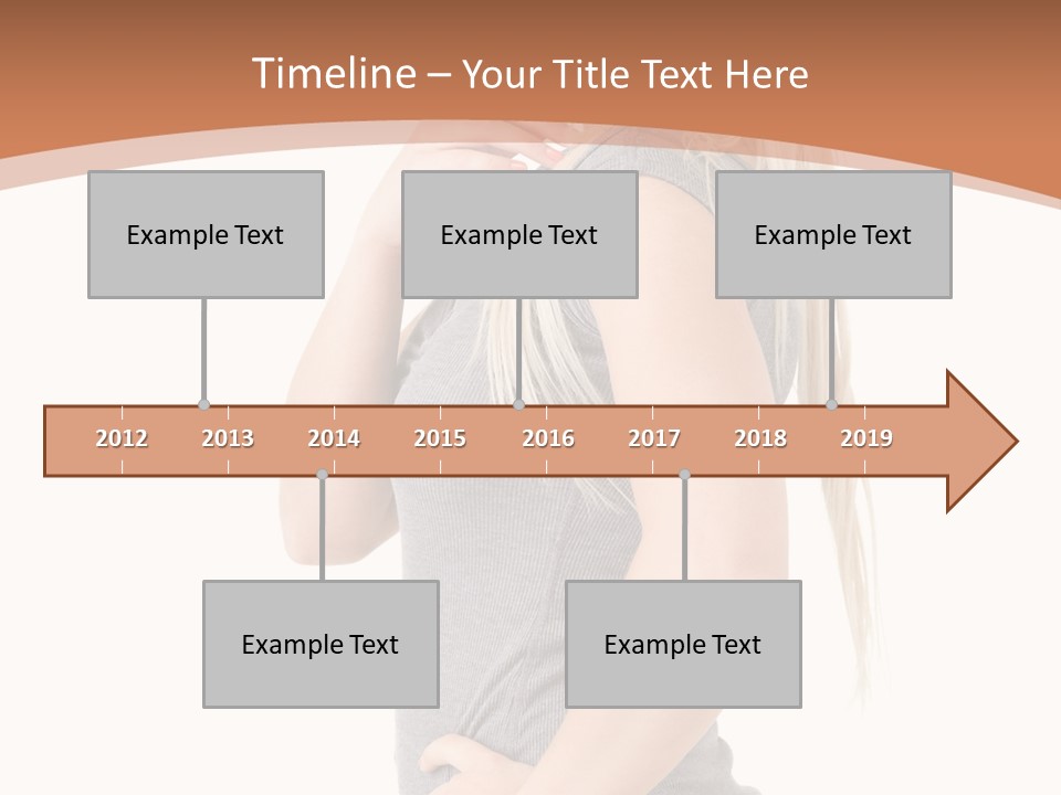 Woman Smiling Natural PowerPoint Template