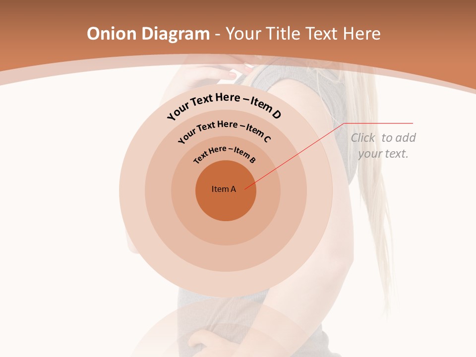 Woman Smiling Natural PowerPoint Template