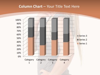 Woman Smiling Natural PowerPoint Template