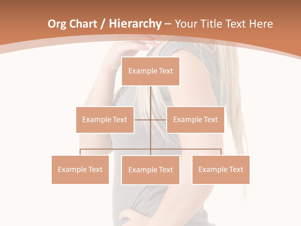 Woman Smiling Natural PowerPoint Template