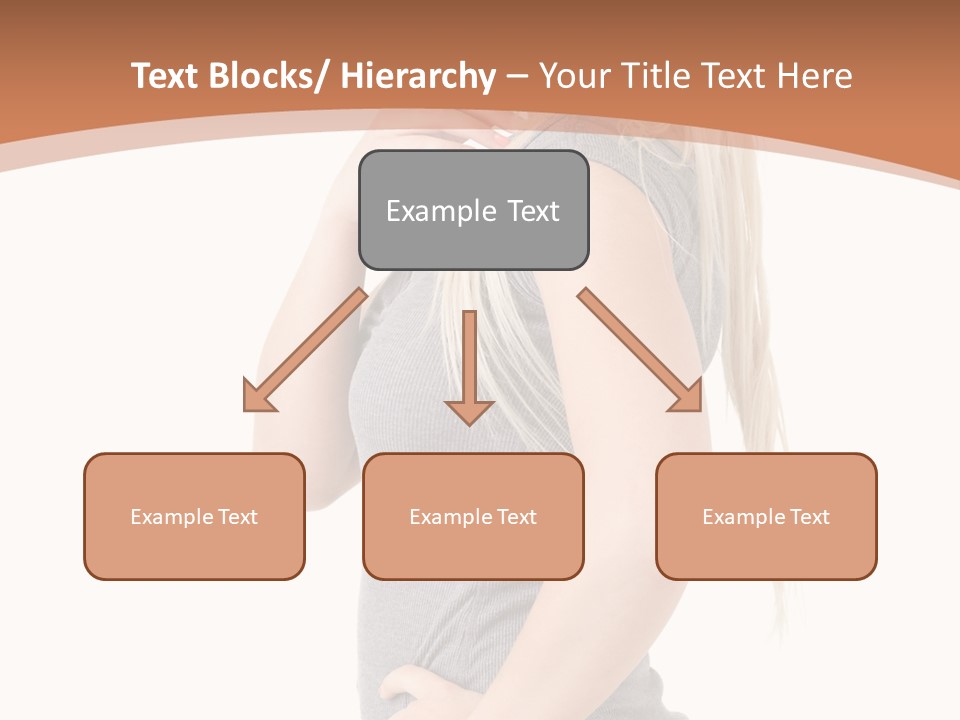 Woman Smiling Natural PowerPoint Template