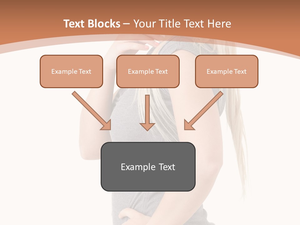 Woman Smiling Natural PowerPoint Template