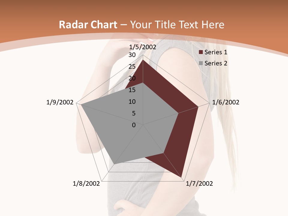 Woman Smiling Natural PowerPoint Template