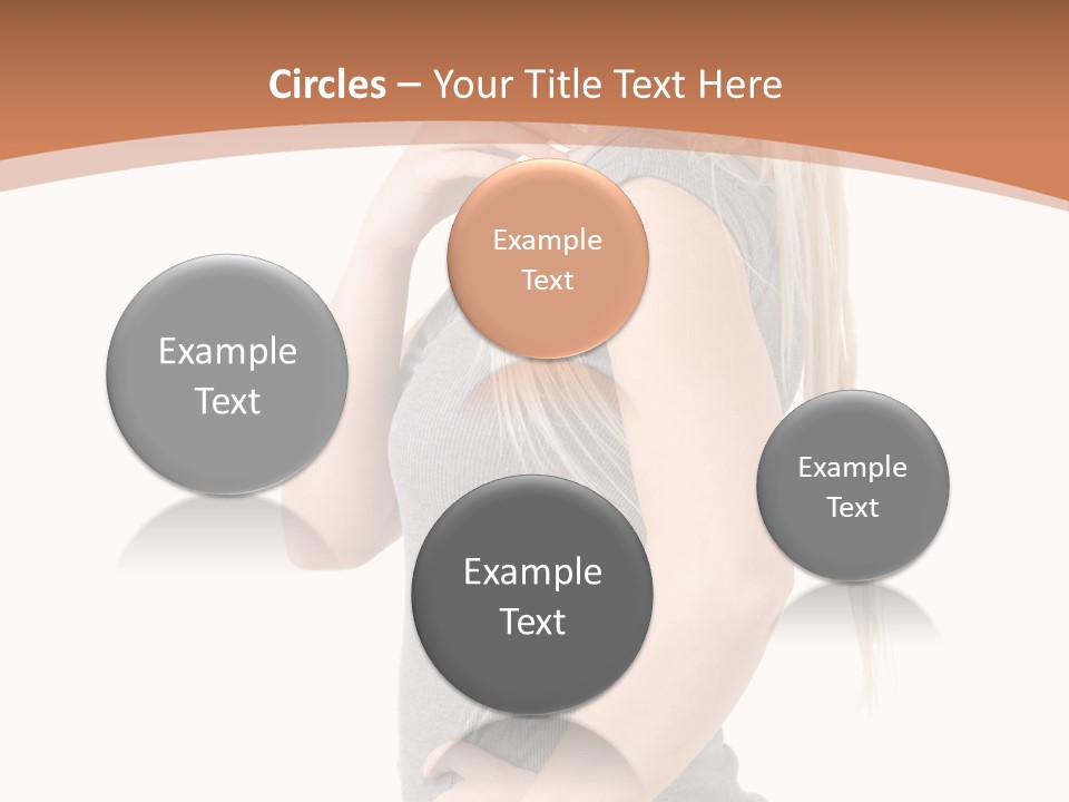 Woman Smiling Natural PowerPoint Template