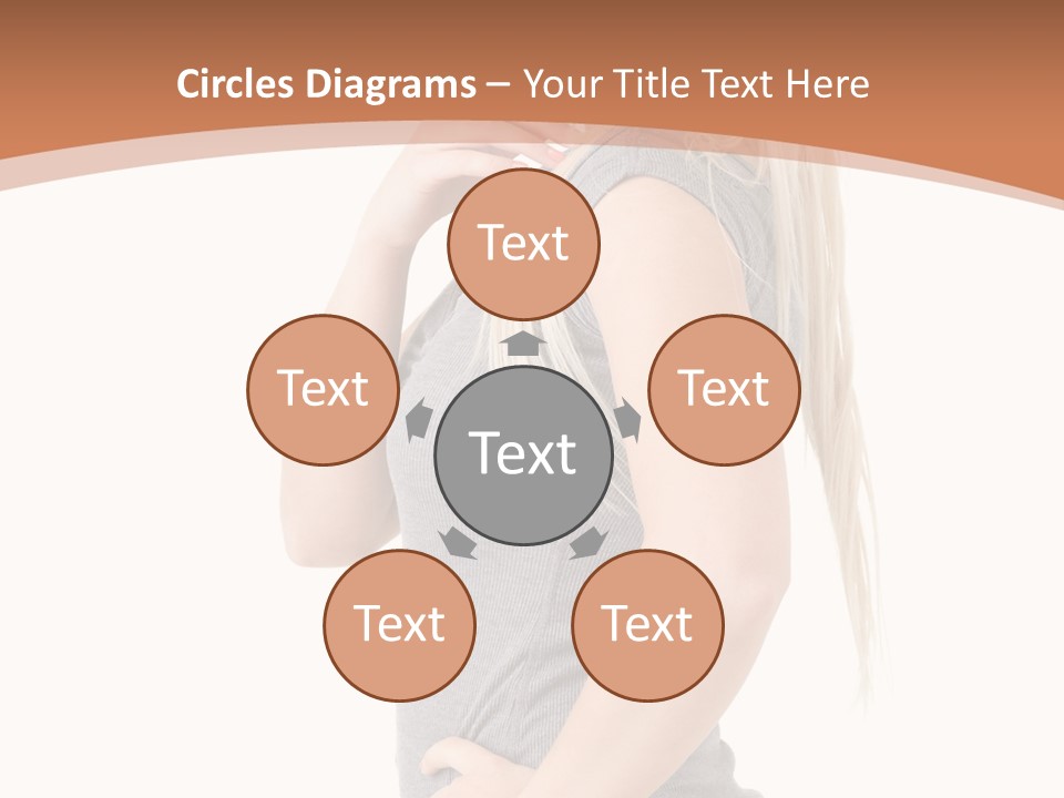 Woman Smiling Natural PowerPoint Template