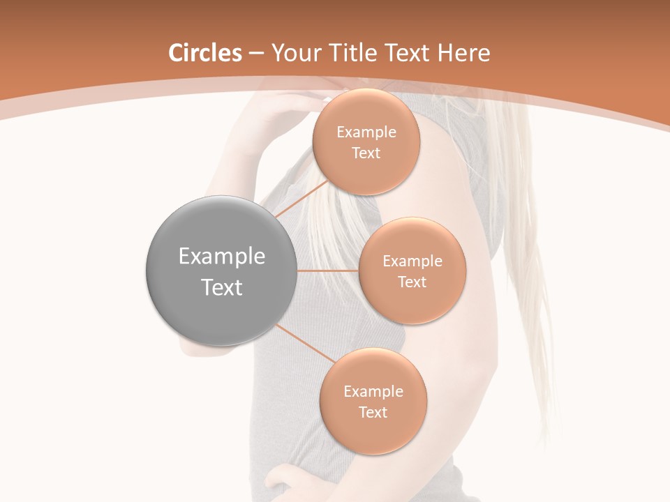 Woman Smiling Natural PowerPoint Template