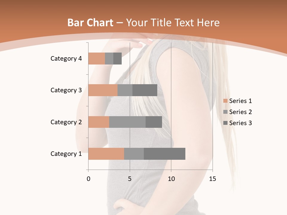 Woman Smiling Natural PowerPoint Template
