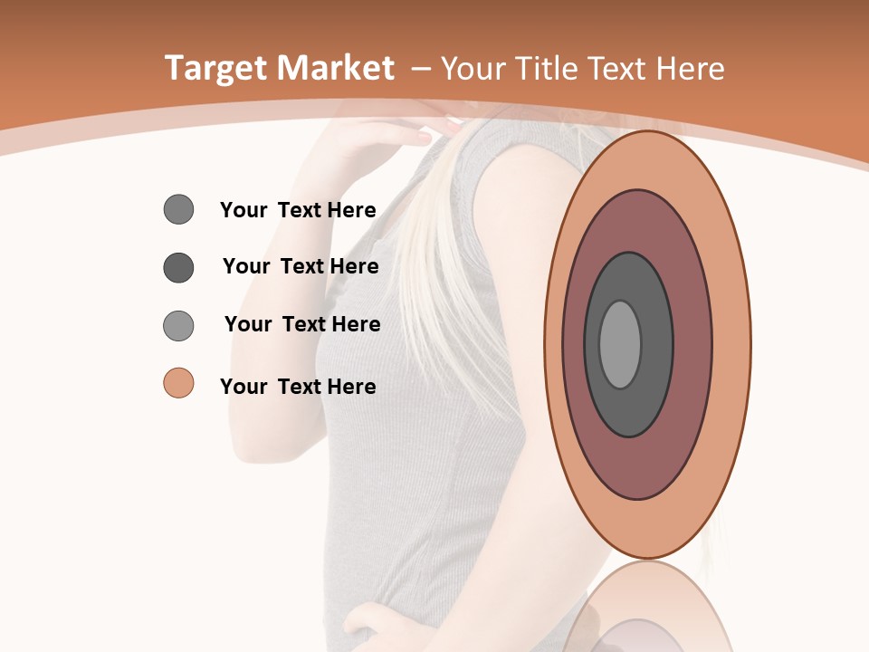 Woman Smiling Natural PowerPoint Template