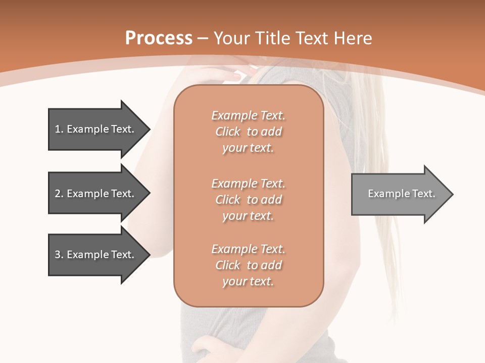 Woman Smiling Natural PowerPoint Template