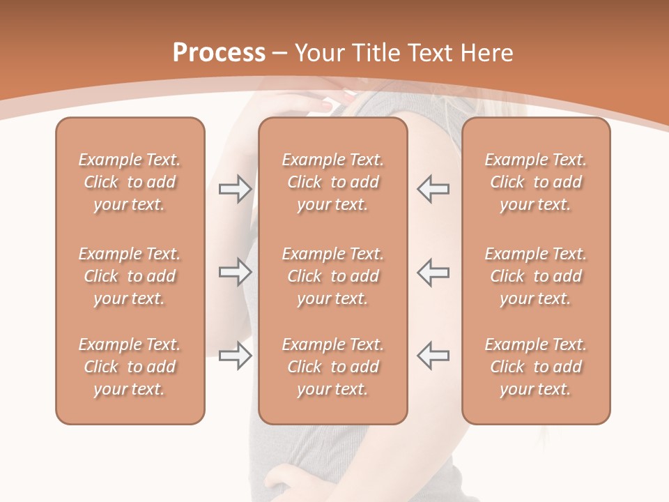 Woman Smiling Natural PowerPoint Template