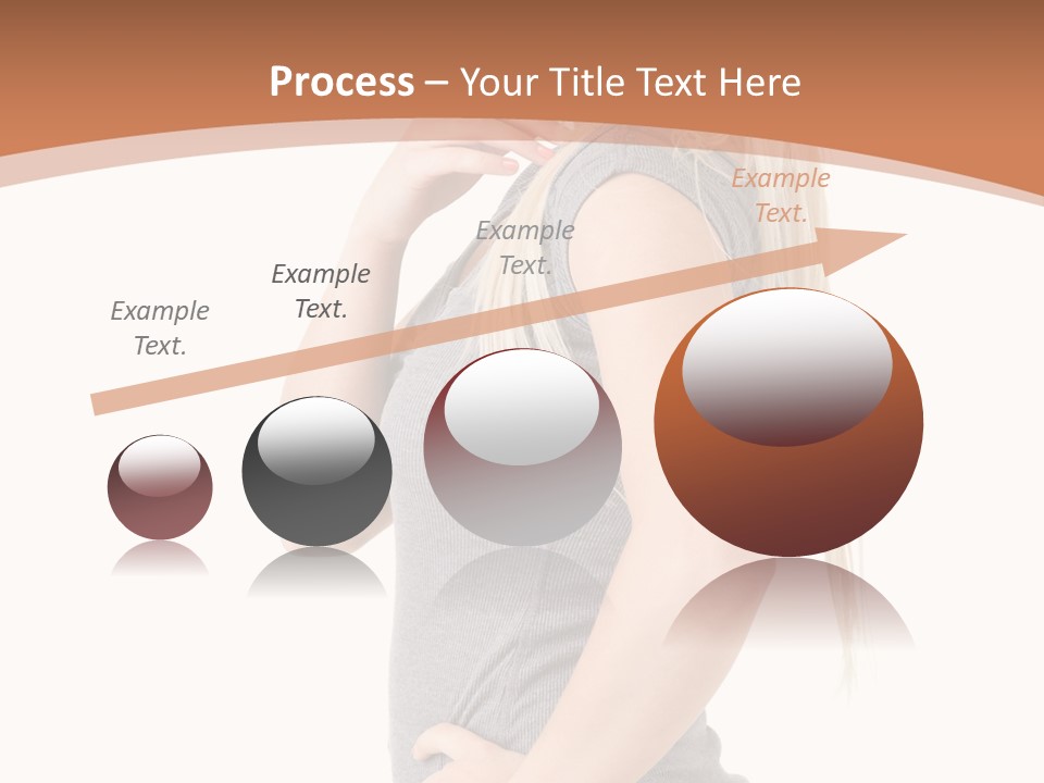 Woman Smiling Natural PowerPoint Template