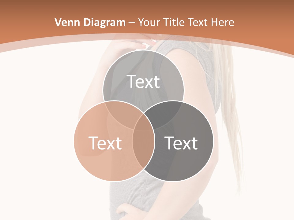 Woman Smiling Natural PowerPoint Template