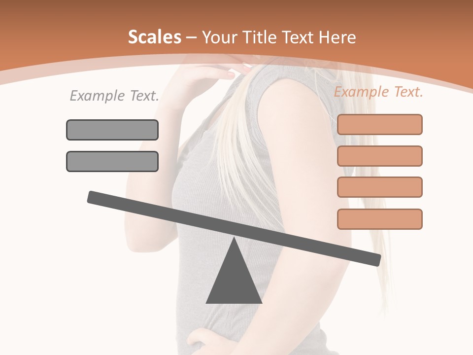 Woman Smiling Natural PowerPoint Template