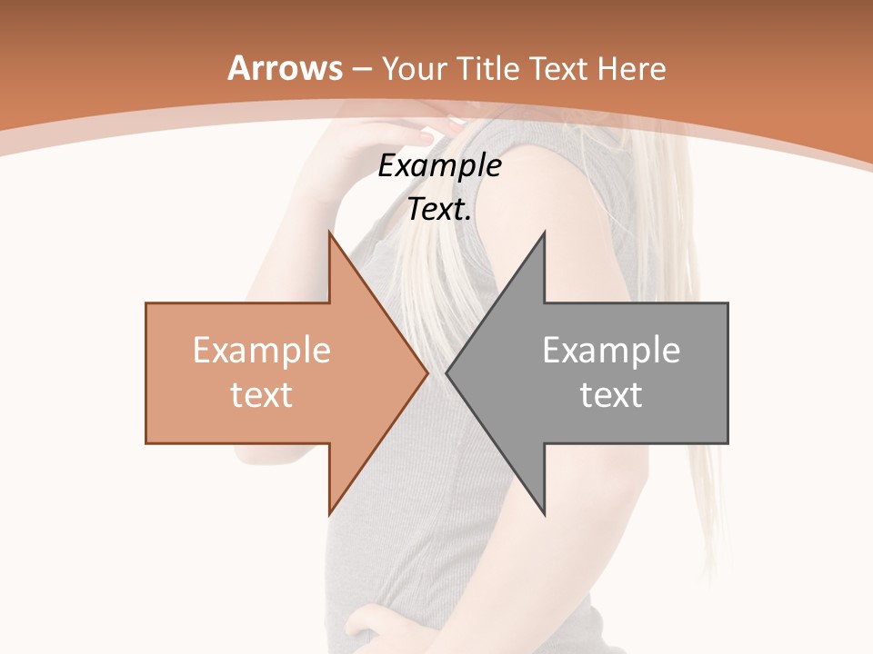 Woman Smiling Natural PowerPoint Template