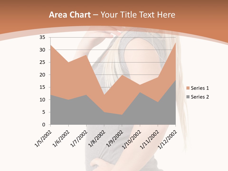 Woman Smiling Natural PowerPoint Template