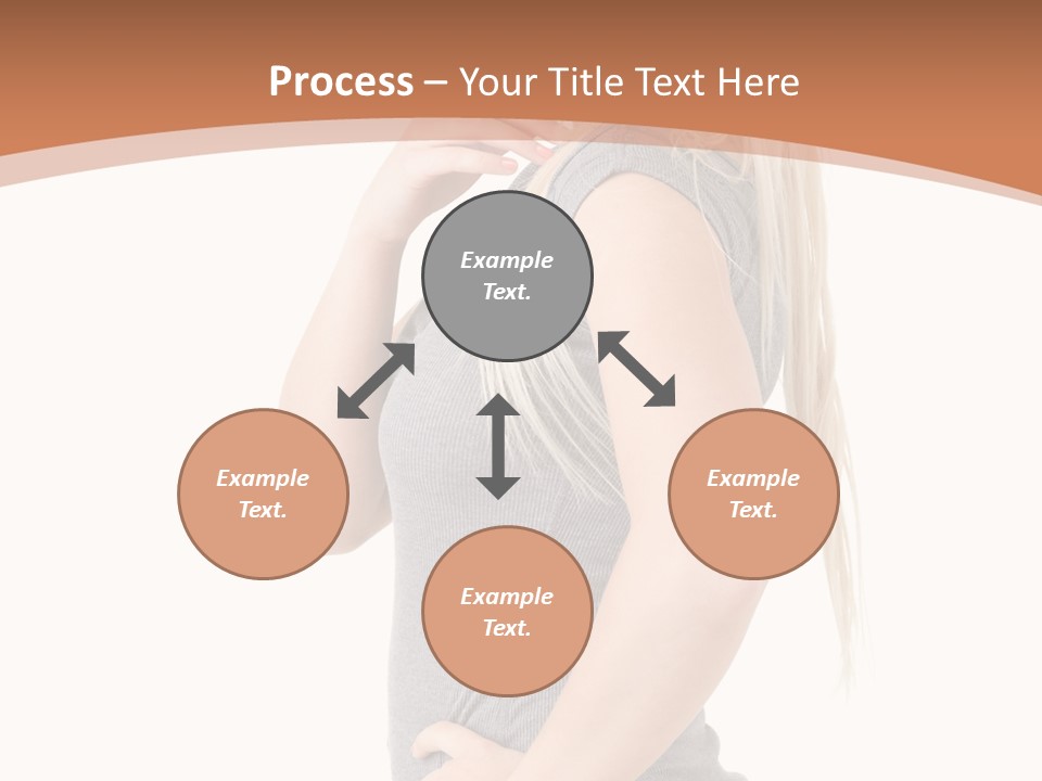 Woman Smiling Natural PowerPoint Template