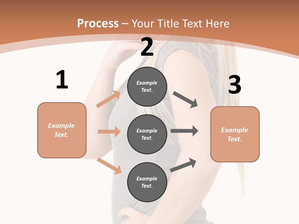 Woman Smiling Natural PowerPoint Template